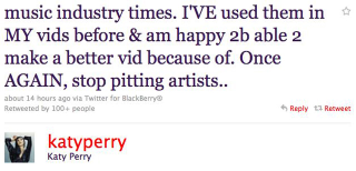 Illustration for article titled Katy Perry Pretends She Didn't Diss Britney